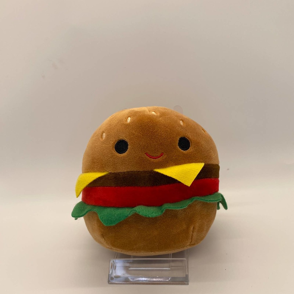 NEW Squishmallows Official Kellytoy Plush 5 inch Carl Burger